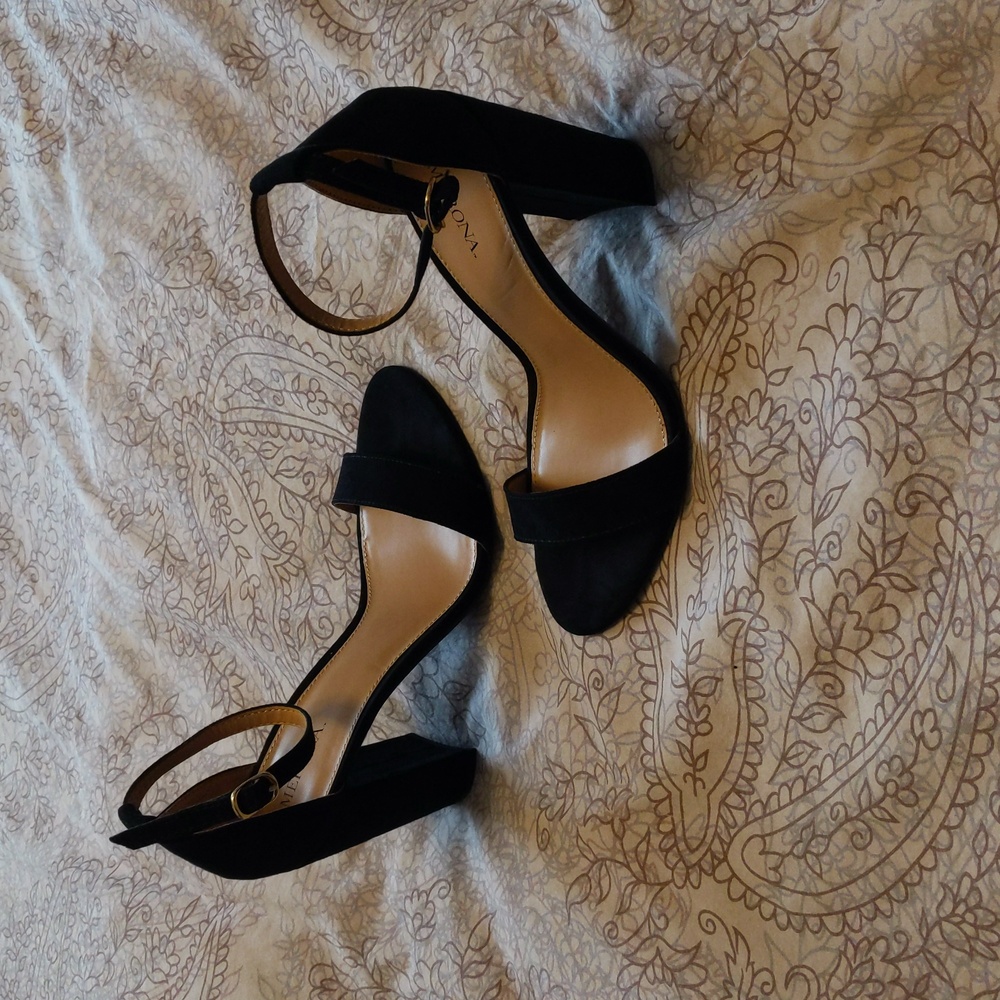 Merona block heels